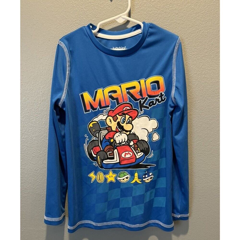 Jumping Beans Mario Kart Long Sleeve Shirt Size 8